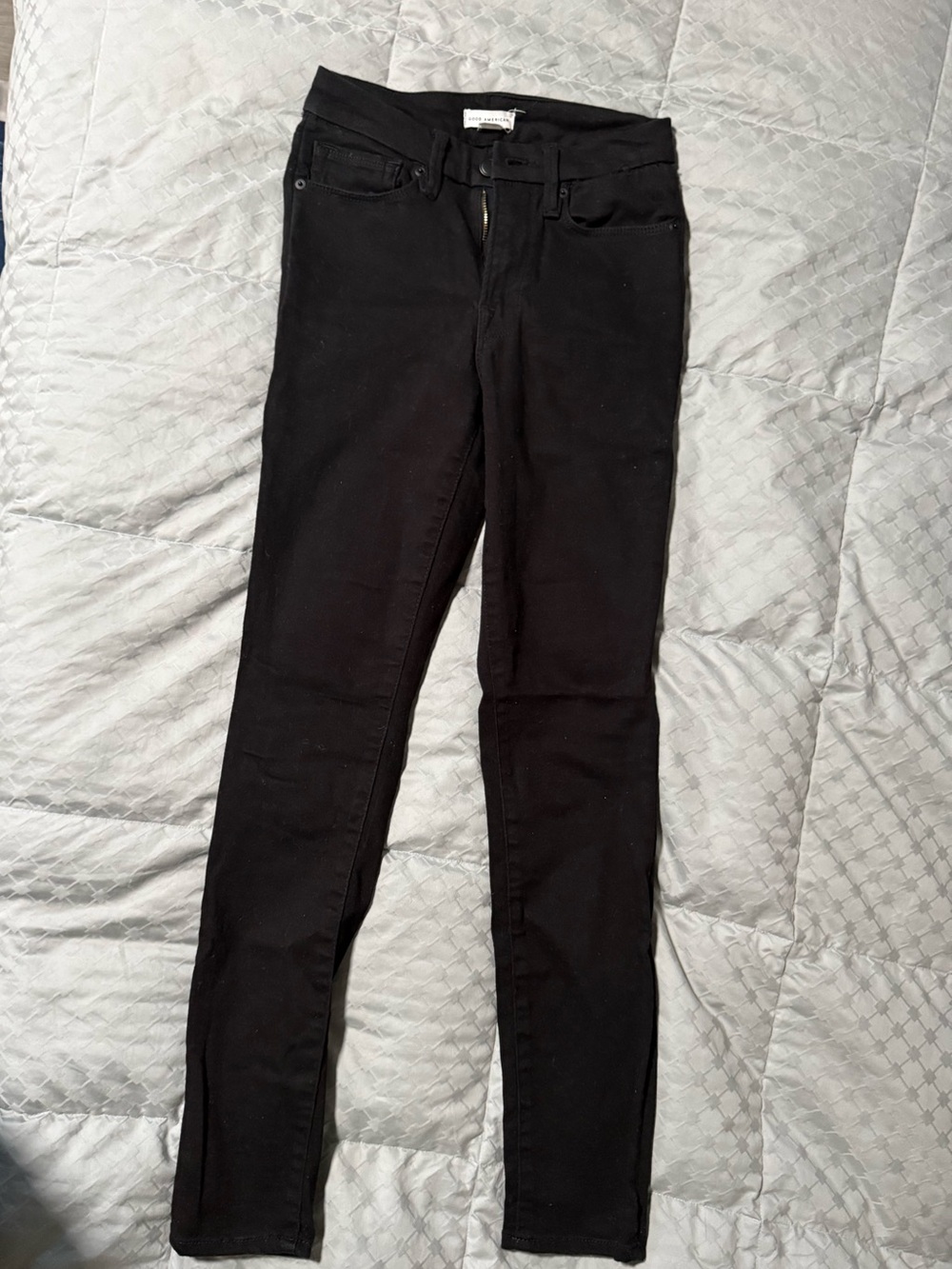 Good American Black Skinny Stretch Pants